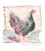 Pied de poule 20x18cm